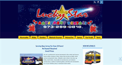 Desktop Screenshot of luckystaramusements.com